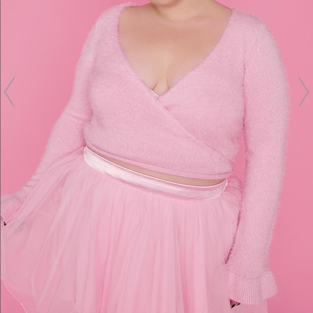 Gotta cherish my love wrap sweater